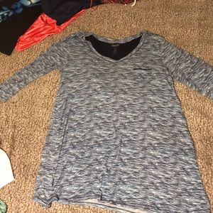 Blue soft sleep shirt